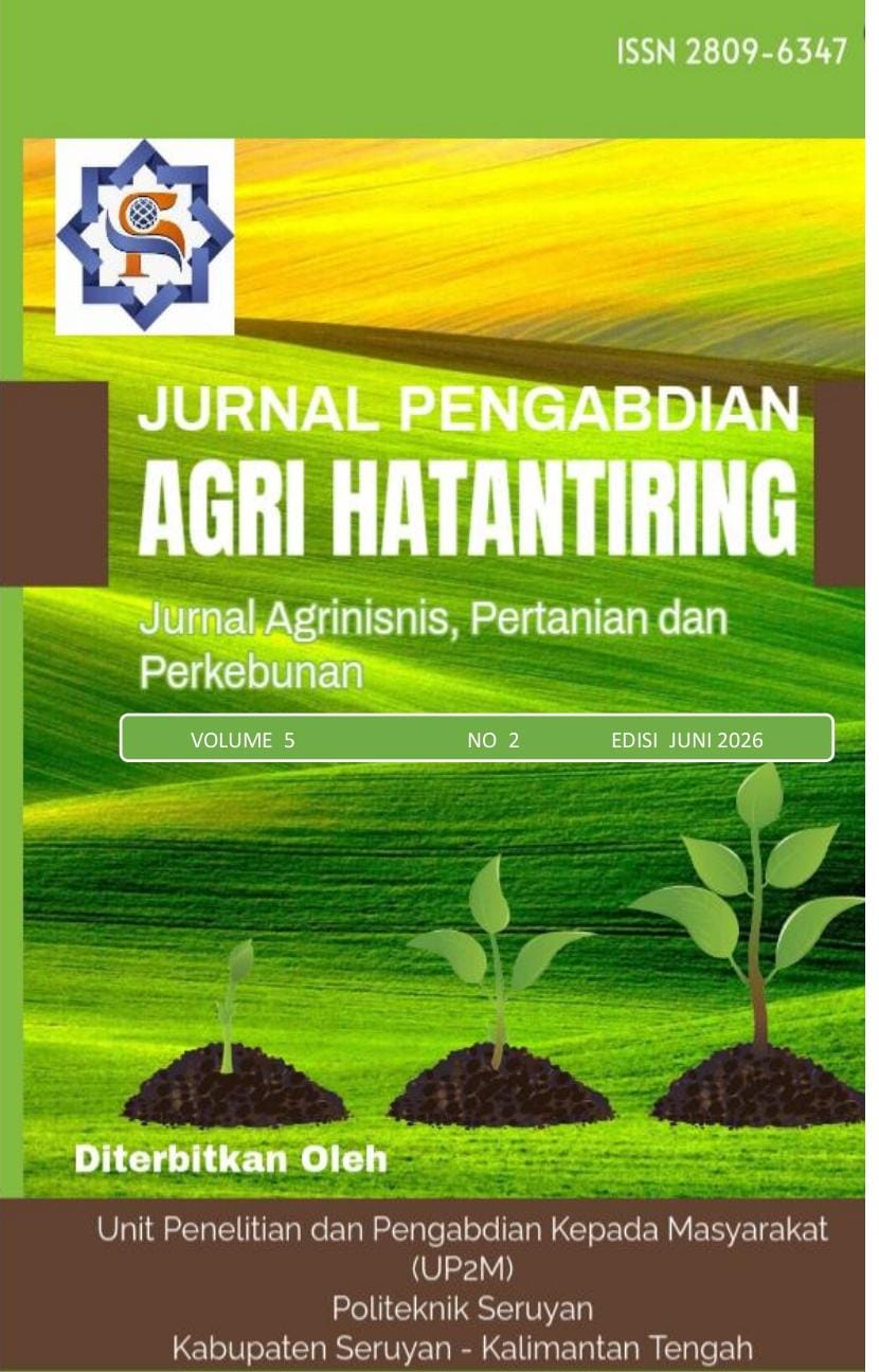 					View Vol. 5 No. 2 (2026): Jurnal Pengabdian Kepada Masyarakat Agri Hatantiring
				